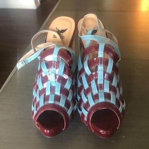 Shiek paten leather high heels